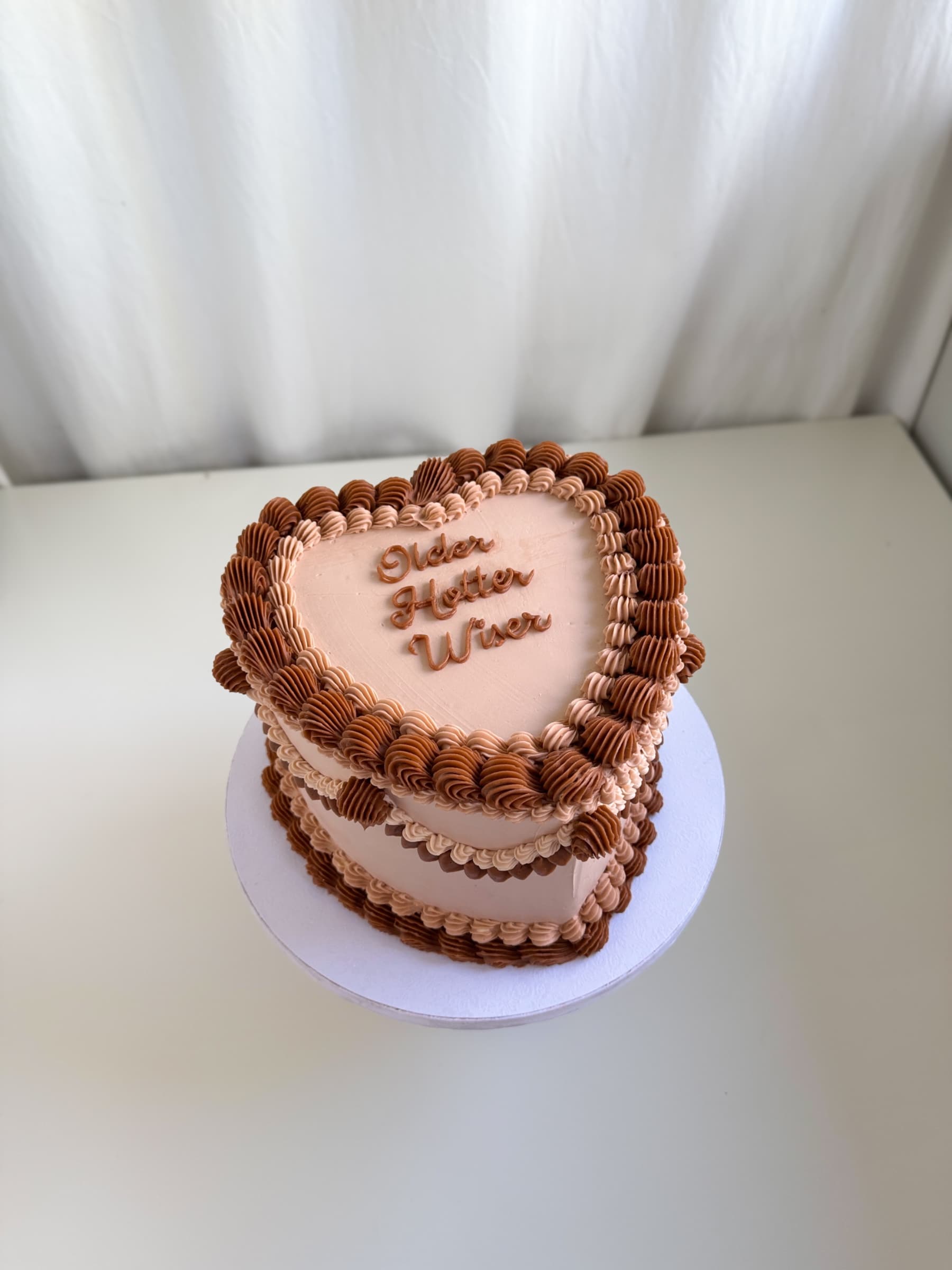 Brown Vintage Cake — Shannon's Cake Shop