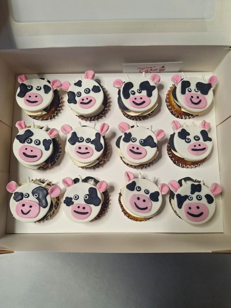 Cow Cupcakes — Shannon's Cake Shop
