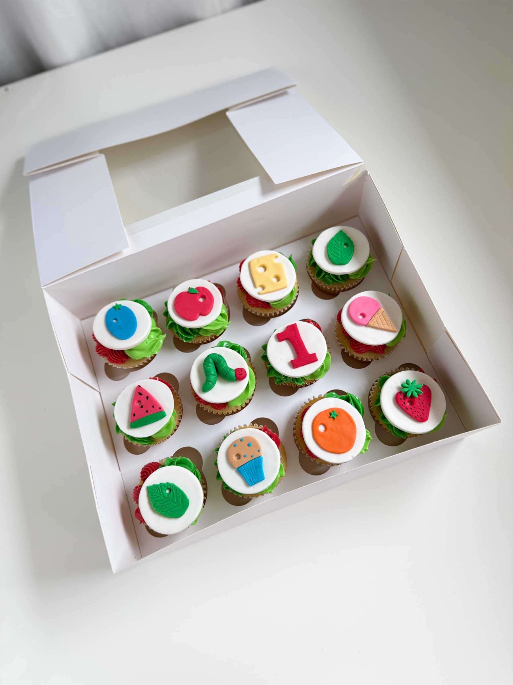 Hungry Caterpillar Cupcakes — Shannon's Cake Shop