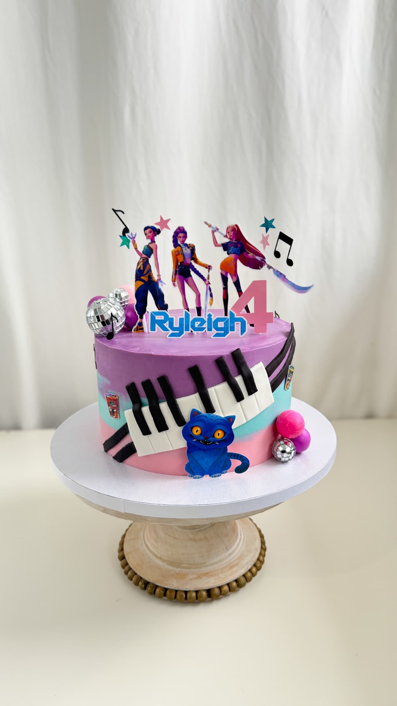 KPop Demond Hunters with Piano — Shannon's Cake Shop